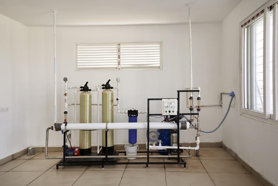 Multi-stage water treatment and RO purification plant